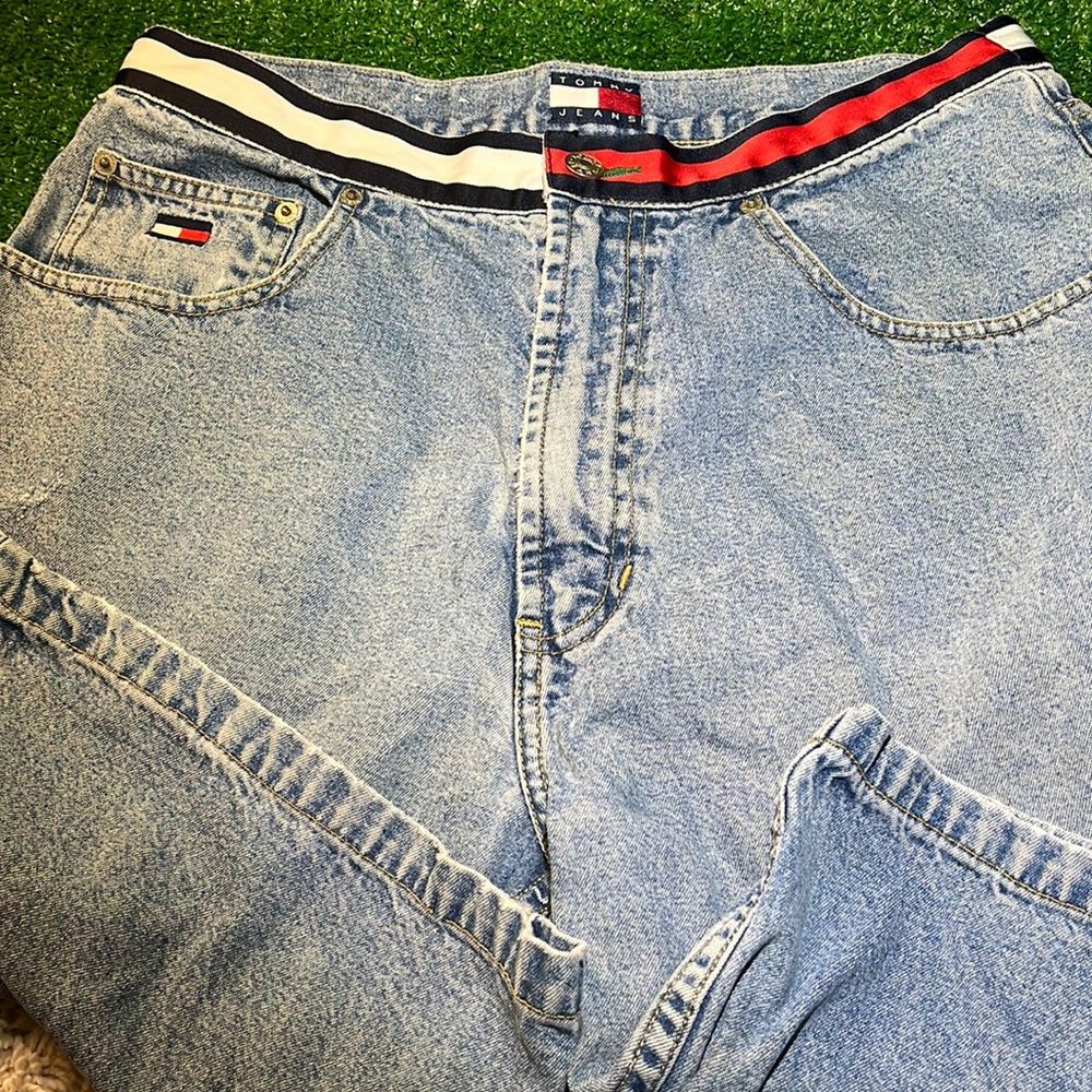 VINTAGE Tommy Hilfiger Denim Jean Shorts Men's 32